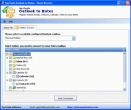 Migrate PST to NSF software screenshot